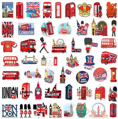 Dailygoods- Stickerset 50 stuks - Vinyl Stickers - Waterdicht - Uniek Design - Voor Laptop/Skateboard/Fiets - Lange Levensduur - Vinylstickers