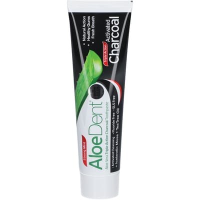 Aloe Dent Houtskooltandpasta (100 ml)