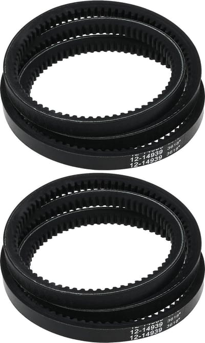 Dailygoods- Aandrijfriem 51 inch - 2 Stuks - Rubber - Compatibel met Hustler Raptor - Raptor Limited - Raptor SD/Raptor SDX - Hoge efficiëntie - Grasmaaier Riem