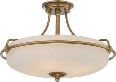 Bohemian Plafondlamp - Steady Lighting - Metaal - Bohemian - E27 - L: 52.8cm - Voor Binnen - Woonkamer - Eetkamer - Brons
