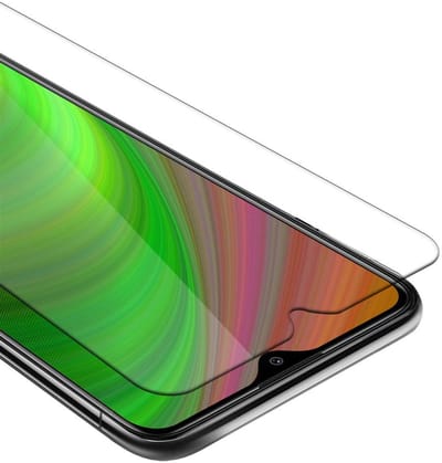 Cadorabo Screenprotector geschikt voor Xiaomi RedMi 8A - Pantser film Beschermende film in KRISTALHELDER Geharde (Tempered) display beschermglas in 9H hardheid met 3D Touch