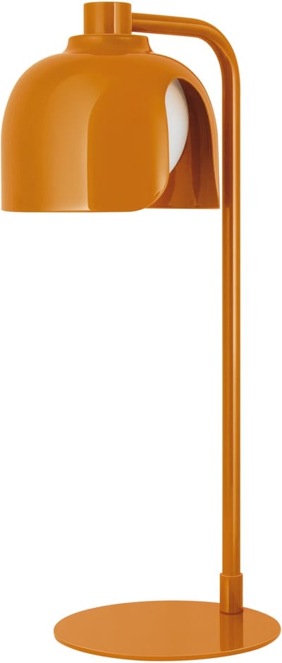 OSRAM DECOR Corolle Tafellamp, Oranje Metaal Glas, G9 Versie, Textielkabel, Retro stijl