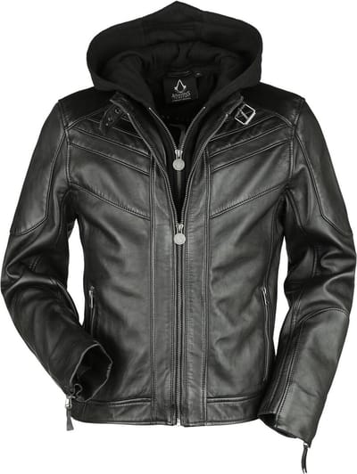 Assassin's Creed Legacy Heren Lederen jas - zwart - S