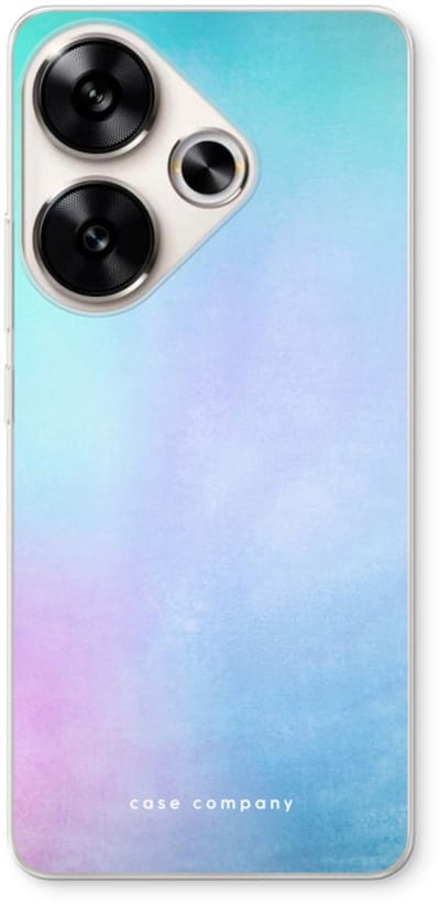 Case Company® - Hoesje geschikt voor Xiaomi Poco F6 hoesje - Mist pastel - Soft Cover Telefoonhoesje - Bescherming aan alle Kanten en Schermrand