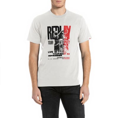 Replay M3211 .000.2660 T-shirt Met Korte Mouwen Wit S Man