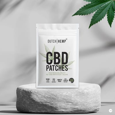 Dutch Hemp CBD-pleisters 50 mg - 30 stuks