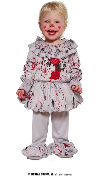 Fiestas Guirca - Killer Clown Baby (18-24 maanden) - Carnavalskleding - Carnaval - carnavalskleding 2027 - Carnaval kostuum