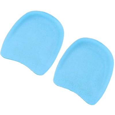 Hielondersteuningscups Schokabsorptie Elastisch Hielkussen Ademende Halve Hielzool voor PijnverlichtingL L(for 6.5-9kg) blue