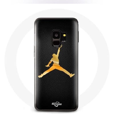 Coque - Michael Jordan - Samsung Galaxy S9 Air - Jaune - Souple - Protection jaune