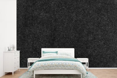 Behang - Fotobehang Zwart - Graniet - Design - Steen - Breedte 360 cm x hoogte 240 cm
