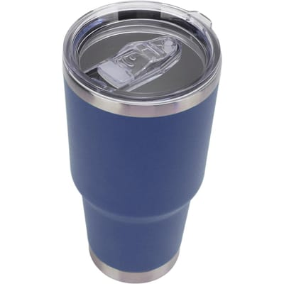 Bouteille Isotherme à Vide Tasse Thermique en Acier Inoxydable Mug à Café Double Paroi avec Couvercle pour le Voyage bleu