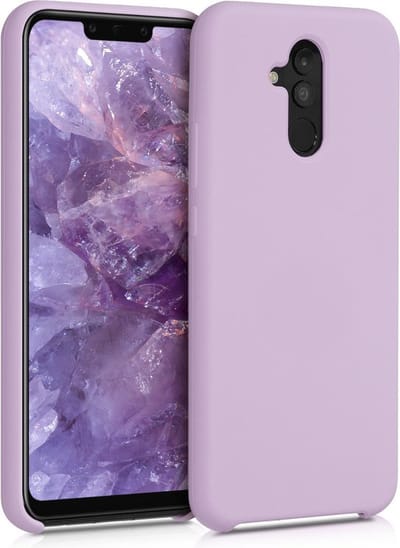 kwmobile telefoonhoesje geschikt voor Huawei Mate 20 Lite - Hoesje met siliconen coating - Smartphone case in mauve