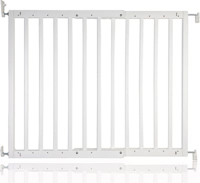 Safetots Sterk Houten Traphek, Wit, 63,5-105,5 cm, Hout, Babyhekje