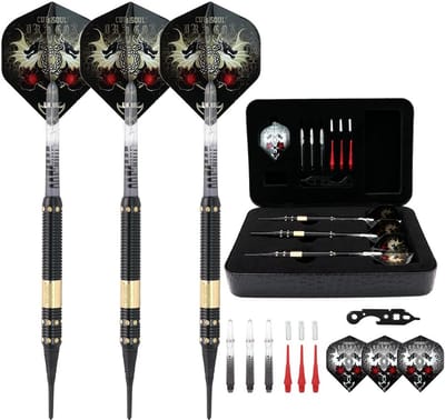 Zachte Dartpijlen Set - Dartpijlen met Etui - Precisie Werpen - Modieus Design - 16 Gram - B1105