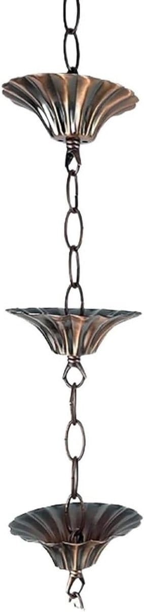 Regenketting - Waterafvoer - Tuin Decoratie - Verstelbare Lengte - 3.3ft - Metaal