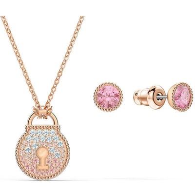 Colliers Swarovski Togetherness Femme 5577010 Rose Gold|F beige