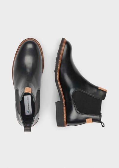 Chelsea-boots met lage schacht - zwart - Gr. 36 van Goldner Fashion