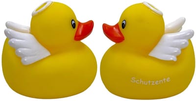 Dailygoody - Badspeelgoed - Handbeschilderd - Perfect voor feestjes - 8 cm hoog - Latexvrij - Leuke badkamerdecoratie - Geschikt voor alle leeftijden