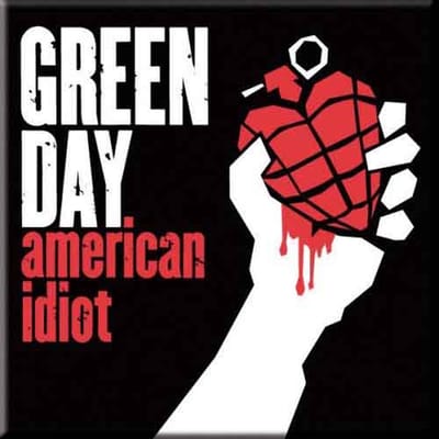 Green Day - American Idiot - Koelkast magneet - 7.5 x 7.5 cm