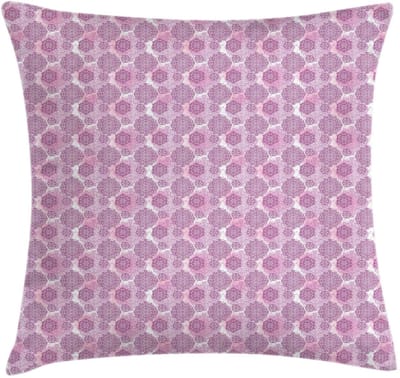 ABAKUHAUS Mandala-Kussenhoes – 60x60 cm – Binnen/Buiten – Wasbaar, Met Rits