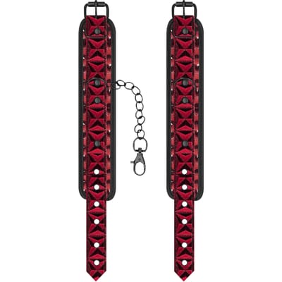 Ouch!  Luxury Handboeien - Burgundy