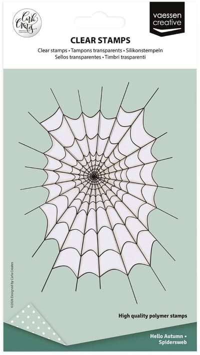 Clearstamp Spiderweb - Carla Creates