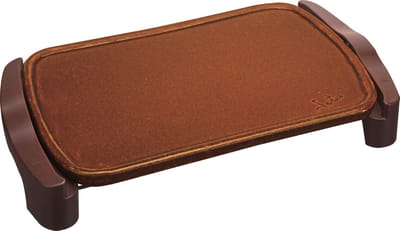 Jata GR559 - Elektrische plaatgrill - Terracotta grillplaat - 1600W - 46 x 28 cm- gemaakt in Spanje