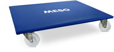 MESO Meubelroller XL Ongeremd - Nylon wiel - 800x600mm - Max 400kg - Industrieel - Meubelhondje - Verhuistrolley - Transportdolly