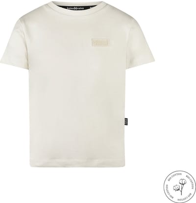 Koko Noko - Bio Cotton - T-shirt Korte Mouw - Jongens - Off white - Maat 92