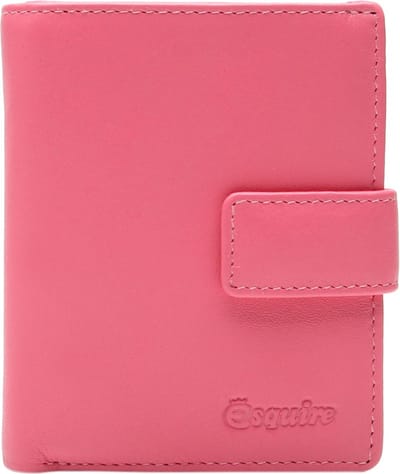Esquire Leren Portemonnee Viktoria 62 Wallet Salmon Roze