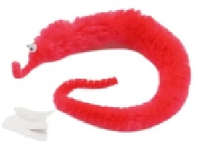 Magische Worm Roze – Magic Fluffy Zacht Wormpje met Doorzichtig Draad – Leuk Goochel Speelgoed & Cadeautje voor Kinderen