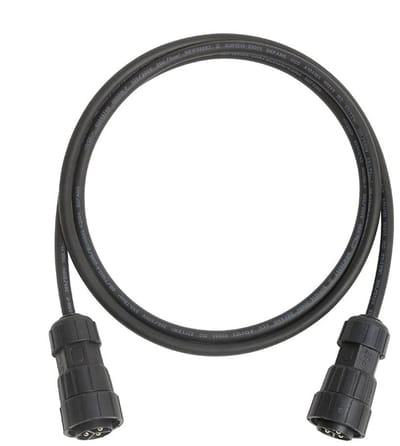 Solidchoice - Dailygoody - Solar Photovoltaic Micro Omvormer Kabel - Waterdichte AC Kabel 1m - Zwart - Geschikt voor WVC-serie - Ideaal voor zonnepanelen