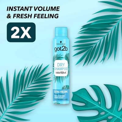 2 x Got2B Fresh&Fabulous droogshampoo - Volume
