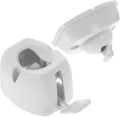 Aanhangwagendeurhouder Camper - Deurvanger Koelwagen - Deuren Open Houden - Vervangbare T-Stijl Houder - 8.30x5.30x4.90CM - Wit