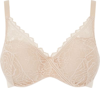 Chantelle - Floral Touch - Bedekkende memory bh - Soft Feel - GOLDEN BEIGE