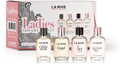La Rive Miniatuurset Ladies Giftset 4x30ml - Miss Dream - Cuté - In Woman - Queen of Life