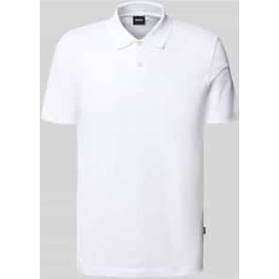Regular fit poloshirt van katoenmix