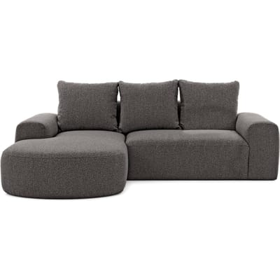 Hoekbank Arrezzo links bouclé | NADUVI Collection