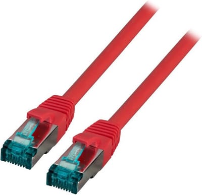 EFB NORDIC EFB-Elektronik patch cable - 25 cm - red - Rood - 0.25m