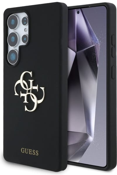 Hoes voor Samsung Galaxy S25 Ultra S938, Guess, 4G Big, Zwart