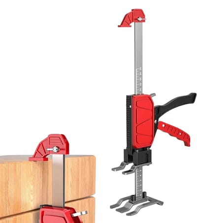 Handmatige Hefkrik - Hefboom Armlift - Houtbewerking Bouw - 200 kg Draagvermogen - 10 x 62 cm