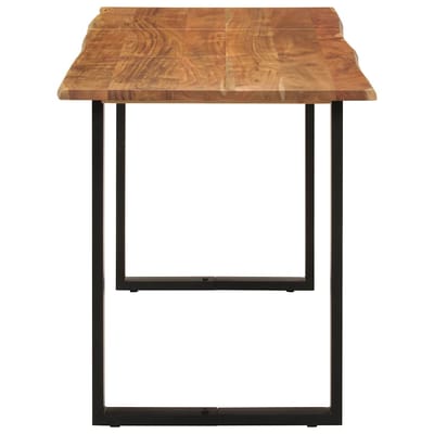 vidaXL - Eettafel - 140x70x76 - cm - massief - acaciahout