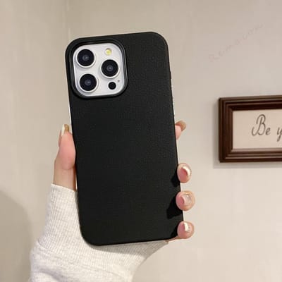 Nieuwe Luxe Leren Telefoonhoes Voor iPhone 16E 15 14 16 Plus 11 12 13 16 Pro Max 14Pro Silicone Beschermer Cadeau Schokbestendige Hoes For iPhone 16E