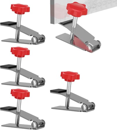 Hefgereedschap Set - Tegellift Apparaat - Nauwkeurig Monteren - Krachtig Draagsysteem - 5 Stuks - Rood