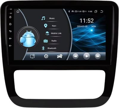 Autoradio met bluetooth - Carplay - Voor VW Volkswagen Scirocco (2008-2013) - Geschikt voor Apple en Android - Stereo - Navigatie - Navigatiesysteem auto - 2GB 32GB