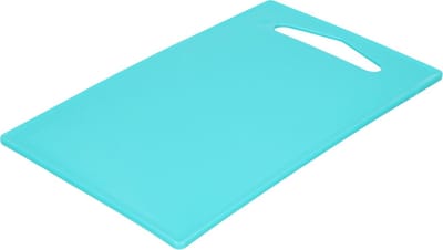 Plasticforte Keuken Snijplank - blauw - 27 x 16 cm - kunststof - voor groente, fruit, vlees en vis