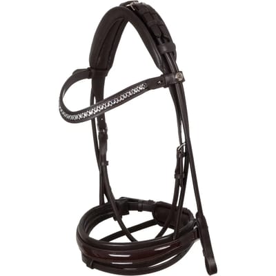 Halsband van leer Acavallo Dalila Stlex Pearl Soft Anatomic