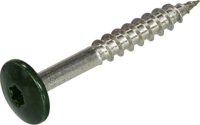 Trespa kleur schroef donker groen 4,8 x 38mm TX-20 RAL 6007 - 10 stuks - gevelplaatschroef