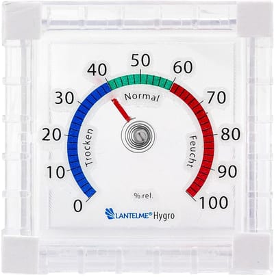 Analoge Buiten Thermometer en Hygrometer voor op het Raam
