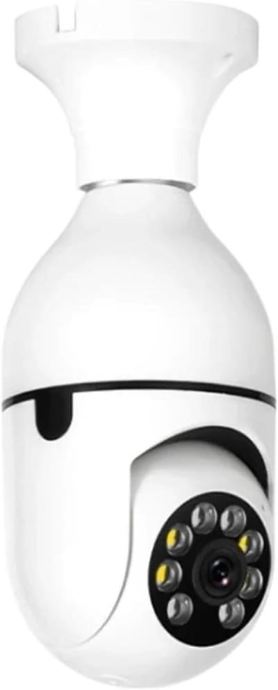 Bewakingscamera Bulb E27 - Wifi Camera Mini IP - Binnenbeveiliging Huis - Automatische Menselijke Tracking - 1080P - Wit